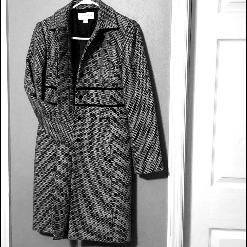 Liz Claiborne Suits Petite Collections Wool Coat